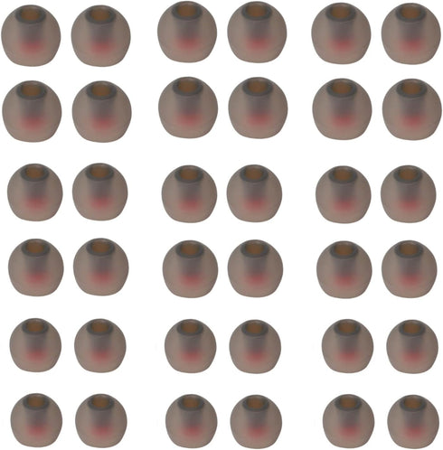 Earbud Tips Soft and Comfortable Silicone Earbud Tips Ear Bud Replacement Pieces Silicone Fit Most in-Ear Headphones?Inner Hole 3.8mm -5.5mm?18 Pa...