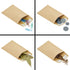 Juvale 100 Pack Small Seed Saving Envelopes - 4.5x3.25 Self Adhesive Blank Packets for Coins, Stamps, Mini Parts Storage (Brown)...
