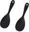 Silicone Rice Paddle Spoon Set of 2,Non Stick Heat Resistant Kitchen Gadge Rice Spoon,Rice Scooper,Rice Spatula,Rice Spoon Paddle,Rice Cooker Spoo...