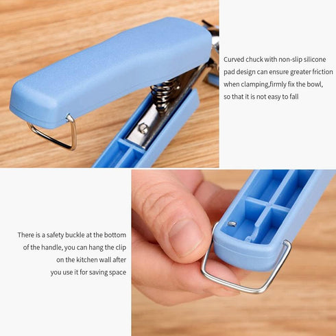 2 Pack Bowl Clip, Stainless Steel Gripper Clips for Moving Hot Plate or Bowls with Food Out, From Pressured Cooker, Microwave, Oven, Air Fryer(2pc...