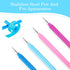 12 Pcs Paper Quilling Tools, Paper Flower Rolling Tool Rolling Curling Quilling Needle Pen DIY Cardmaking Paper Quilling Pen for Art Craft DIY Pap...