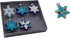 Kurt Adler H8203 Glass Star of David with Glitter Ornament, Set of 6, Blue...
