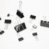BAZIC Binder Clips Assorted Size Black, Small Medium Large Paper Clamps Paper Clip, Paperclips for Office School Supplies Home (12/Pack), 1-Pack...