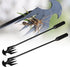 2pcs Weeding Artifact Uprooting Weeding Tool, Garden Weeding Tool 4 Tooth Manganese Steel, Portable Garden Weeding Tool, Multi-Function Weeding To...