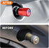 American Flag Tire Valve Stem Caps, 8 Pcs Tire Air Cap Covers, Aluminum Alloy Hexagon Wheel Valve Cap with Leak-Proof Rubber O-Ring for Car Truck ...