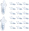20 PCS Shutter Repair Plantation Shutter Replacement Parts Shutter pins Replacement Plantation Shutter Repair kit Pins, Plastic Spring...
