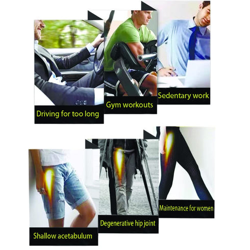 Hip Groin Stabilizer, Groin Wrap for Pain Relief Thigh Compression Sleeve, Hip Joint Pain, Sciatica Nerve Brace Injury, Thigh Leg Compression Supp...