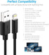 Nikolable Lightning Cable Certified iPhone Charger 3Pack 6ft Lighting to USB A Charging Cord Compatible with iPhone 14 13 12 11 Pro Max XS XR 8 Pl...