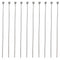 Utoolmart 2mm Dia Round Tip Steel Straight Ejector Pin Punch 150mm Long Silver Gray 10pcs...
