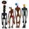 Siren Head Toys Action Figure(4pcs),Model Doll Gift for Kids Halloween Thanksgiving Christmas Birthday Gifts (Brown)...