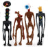 Siren Head Toys Action Figure(4pcs),Model Doll Gift for Kids Halloween Thanksgiving Christmas Birthday Gifts (Brown)...