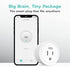 KMC Smart Plug Mini 4-Pack, Wi-Fi Outlets for Smart Home, Remote Control Lights and Devices from Anywhere, No Hub Required, ETL Certified, Works w...