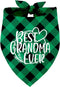 Best Grandma Ever Dog Bandana, Best Grandma Ever Gift, Pet Scarf Accessories, Printed Dog Bandanas Gift for Dog Lover Birthday or Christmas, for S...
