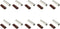 10 pcs 2 AWG 2 Gauge Butt Splice Connector Pure Copper Tin Coated Marine Grade Uninsulated - by WindyNation...