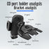 Car Phone Holder for CD Slot, Cell Phone Mount for CD Player, Magnetic or One Button Release, Silicone Pad Protection and 360° Rotation, Compatibl...