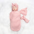 Reborn Baby Doll Clothes Accessories for 17-22 Inch Baby Boys Girl Dolls Soft Gentle Blanket 4 Pcs Newborn Infants Printed Pink 30*30 Inch…...