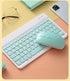 Bluetooth Wireless Keyboard and Mouse Combo,Ultra-Slim Ergonomic Small Rechargeable Bluetooth Keyboard Mouse Set for Apple iPad iPhone Samsung Tab...