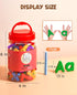 104PCS Magnetic Letters Numbers Alphabet Fridge Magnets ABC 123 Preschool Educational Learning Plastic Colorful Toy Set Uppercase Lowercase Math S...