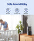 Humidifiers for Bedroom, Cool Mist Humidifier for Home Plant and Baby Nursery, Quiet Ultrasonic Humidifier with 360° Nozzle, Auto Shut-Off, Filter...
