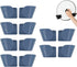 Pot Lid Organizer for Cabinet, 6 Pairs Wall Mount Adjustable Pot Lid Holders Inside Cabinet, Pan Lids Organizers Inside Cabinet Door, Pots Top Sto...