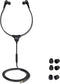 SIMOLIO Stereo Headset with Mic, Light Weight Stethoscope Transcription Headset with Volume Control and Soft Memory Foam Ear-Tips, 4.9FT Audio Cor...