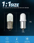 Keiurot GE44 47 Bulb 755 756 1893 1895 1847 Bulb BA9S DC AC 6.3V 6V Bayonet Led Bulb for Pinball Led Bulbs Pinball Machine Light Bulb Warm White N...