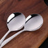 7-Inch Soup Spoons, Baikai Bouillon Spoon,18/10 Stainless Steel Finished Table Dinner Spoons Set of 4 (Silver)...