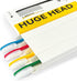 Huge Head Toothbrush Hard Toothbrushes for Adults Hare&Firm Toothbrush Bristles BPA Free Oral Care 4 Packs...