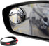 Ampper 2" Round Blind Spot Mirror, 360 Degree Adjustabe HD Glass and ABS Housing Convex Round Stick-On Mirror for Car (Black, Pack of 2)...