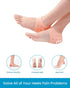 Heel Cups for Heel Pain, Sumiwish 6 PCS Thick Heel Support for Plantar Fasciitis, Silicone Heel Protector Pads, Heel Cushion for Bone Spur and Hee...