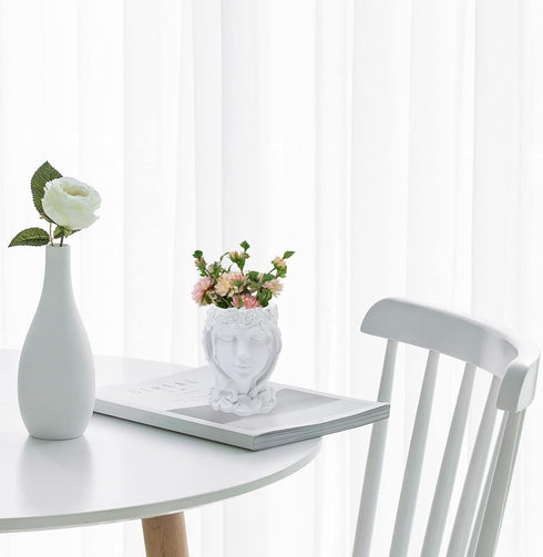 Face Flower Pot 1pc Resin Goddess Flower Pot Female Head Vase Face Head Planter Flower Pots Indoor Bonsai Planter Pot Roman Statue Goddess Statue ...