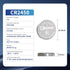 EEMB 10 PACK CR2450 Battery 3V Lithium Battery 2450 Button Coin Cell Batteries DL2450?ECR2450?BR2450 for Watch Tea Lights Votive Candles Alarm Sys...
