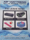 EASC Water Resistant Air Mattress Repair Patch - Repair Kit for Inflatable Boats, Tents, Pool Liners | Durable and Easy to Use, Clear...