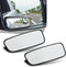 2 PCS Car Rearview Mirror, Waterproof HD Glass Adjustable Vehicle Reversing Auxiliary Mirror with Curved Mount, Universal Rectangular Blind Spot M...