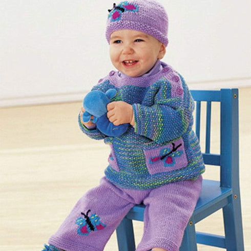 Patons 10017391 Yarn Pat Astra Hot Lilac, 1.75 oz, Multicolor...