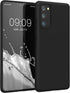 kwmobile Case Compatible with Samsung Galaxy S20 FE Case - Soft Slim Protective TPU Silicone Cover - Black Matte...
