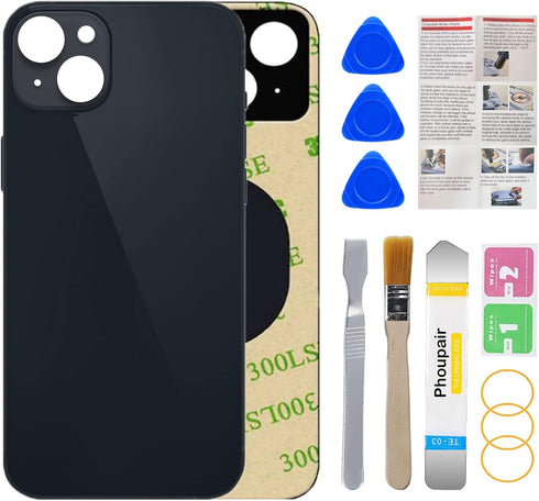 OEM Rear Back Glass Replacement for iPhone 14 6.1 Inches with Professional Repair Tool Kit (Midnight)...