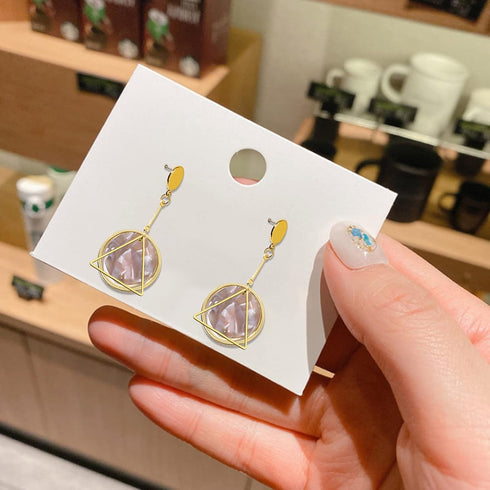 80pcs Triangle Earring Beading Hoops,4Sizes Earring Beading Beading Hoop Connector Links Earring Components Earring Finding for DIY Jewelry Earrin...
