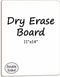 Scribbledo White Board Dry Erase Board 11"x14” Mini Double Sided Personal Whiteboard Board Dry Erase Lapboard Handheld Personal White Boards for S...