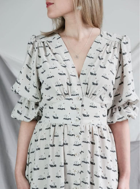 Style Arc Sewing Pattern - Belle Woven Dress (Sizes 10-22)...