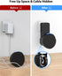 Maxonar Wall Mount for Echo Pop, Echo pop Wall Mount Speaker Holder Stand No Screws No Drill Needed Cable Hidden Storage - Black...