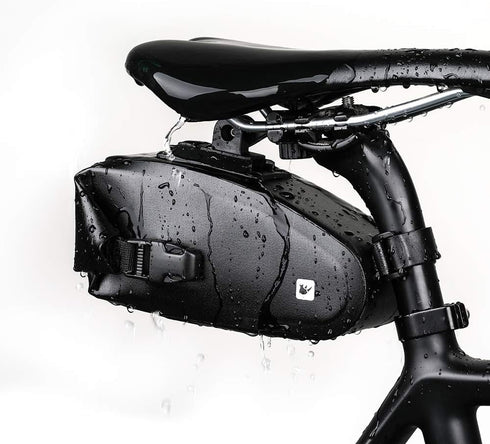 Rhinowalk Bike Saddle Bag Waterproof Bicycle Under Seat Bag Quick Disassembly Rainproof Mountain Road Bike Seat Bag Bicycle Professional Cycling A...