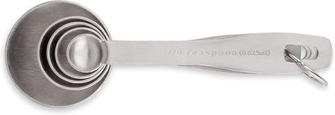 Stainless Steel Measuring Spoons - 5 Piece Heavy Duty Measuring Spoon Set for Dry Food, Spices or Liquids...