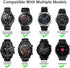 TOOLAIK 22mm watch Band Compatible for Samsung Galaxy Watch 3 45mm/Galaxy Watch 46mm Bands/Gear S3 Frontier/Classic, 22mm Soft Silicone Smart Watc...