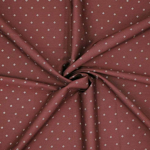 Master FAB 100% Cotton Woven Poplin Fabric by The Yard for Sewing DIY Crafting Fashion Design Printed Floral Washable Cloth(Beige Pattern on Crims...