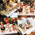 Christmas Sprinkles Mix size eyeball 130g/ 4.6oz Baking Edible Christmas Cake Decorations Cupcake Toppers Cookie Decorating Ice Cream Toppings Cel...