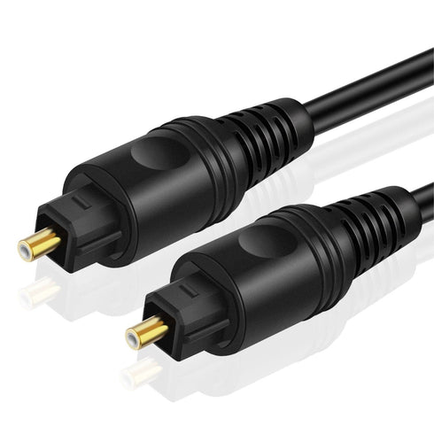 TNP Digital Optical Audio Cable 6 Feet S/PDIF Fiber Optic Cable Toslink TV Optical Cable for Soundbar, Home Theater, Speaker Wire, TV, PS4, Xbox M...
