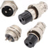 Aviation Plug Connector 10 Pairs Male Female Panel Metal Wire Connector 16mm Socket (2 Pins 10-Pack)......