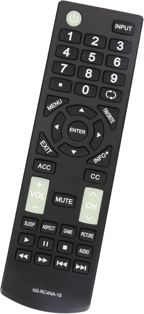 New NS-RC4NA-18 Replacement Remote Control fit for Insignia TV NS-50D510MX19 NS-50D510NA17 NS-55D420NA20 NS-55D420NA18 NS-32D220NA20 32D311NA17 NS...