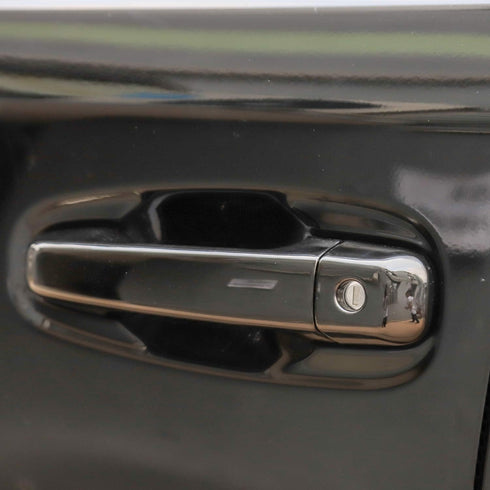 for 4runner Door Handle Cover Trim for Toyota 4runner Pro 4WD N280 SUV 2017-2020(NO Smart Key Holes Black)...